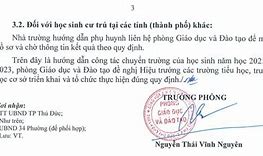 Hồ Sơ Chuyển Trường Bậc Tiểu Học Khác Tỉnh Cần Những Gì